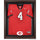 Georgia Bulldogs Brown Framed Logo Jersey Display Case