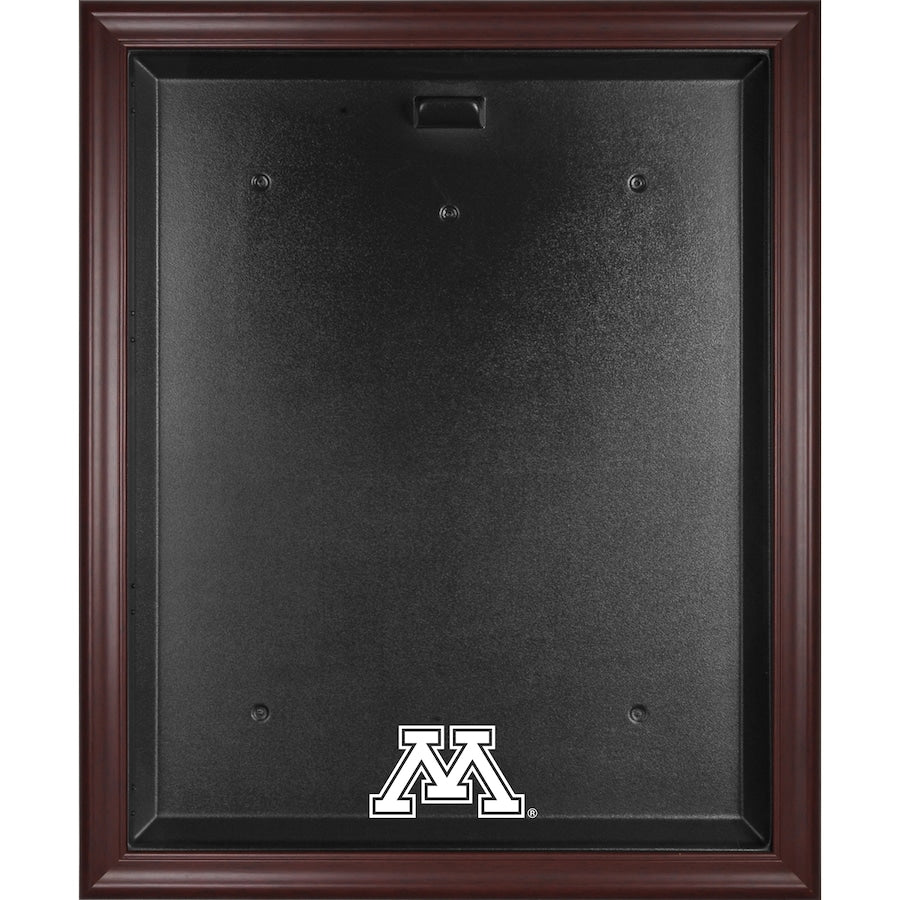 Minnesota Golden Gophers Mahogany Framed Logo Jersey Display Case