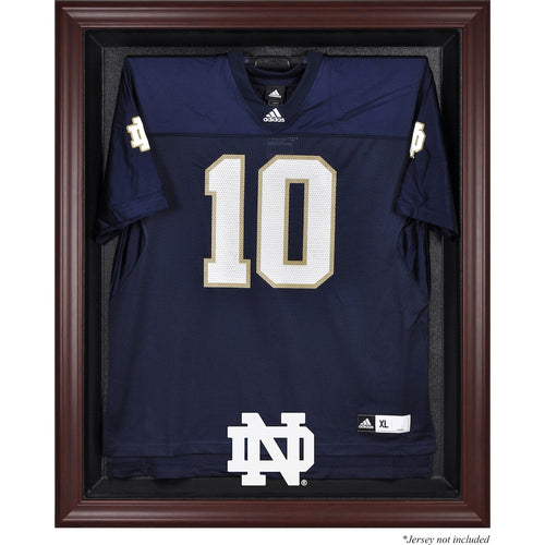 Notre Dame Fighting Irish Mahogany Framed Logo Jersey Display Case