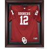 Oklahoma Sooners Mahogany Framed Logo Jersey Display Case