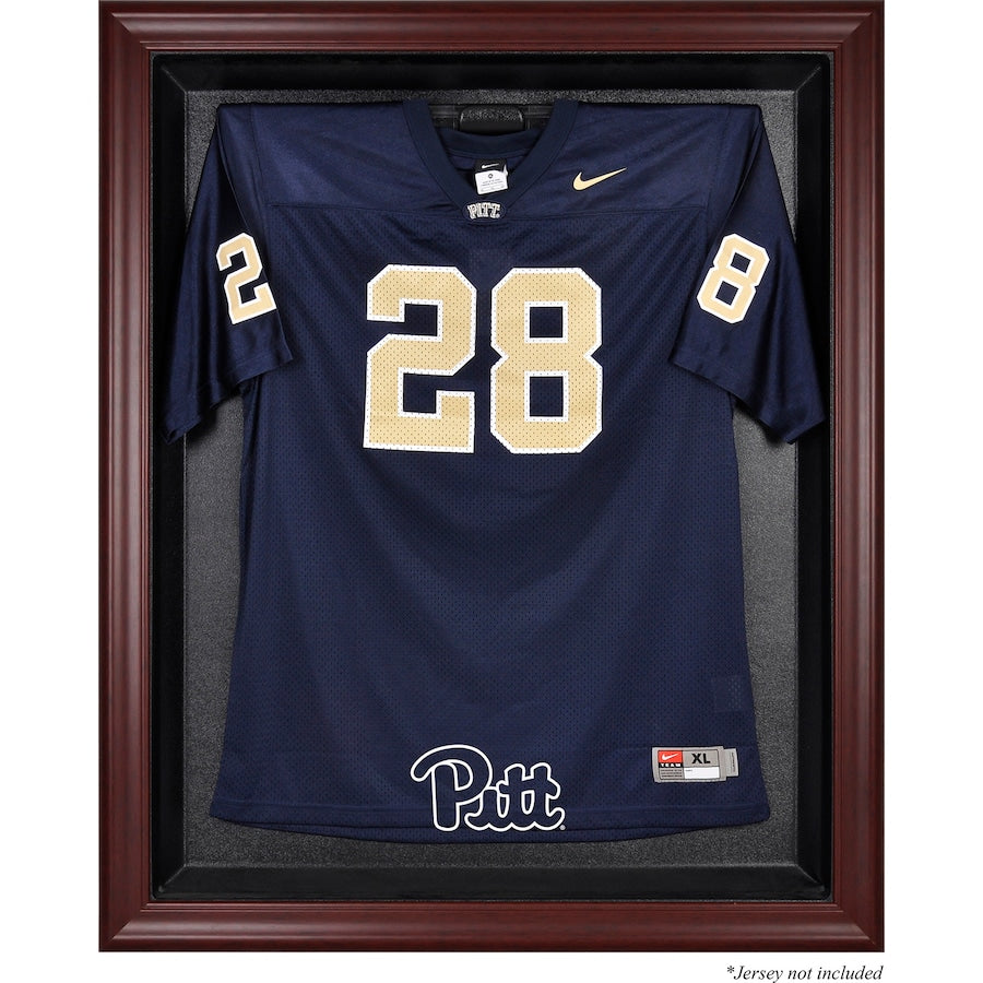 Pittsburgh Panthers Mahogany Framed Logo Jersey Display Case