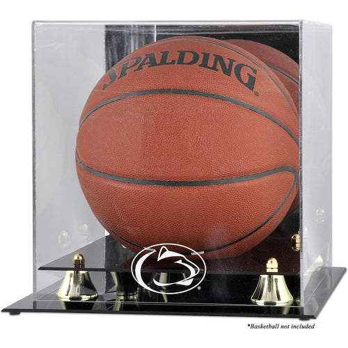 Penn State Nittany Lions Golden Classic Logo Basketball Display Case with Mirror Back