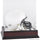 Minnesota Golden Gophers Mahogany Logo Mini Helmet Display Case with Mirror Back
