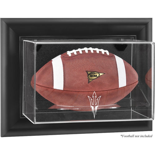 Arizona State Sun Devils Black Framed Wall-Mountable Football Display Case