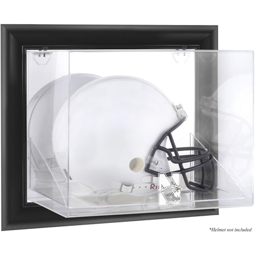 Northwestern Wildcats Black Framed Wall-Mountable Helmet Display Case