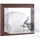 Kansas Jayhawks Brown Framed Wall-Mountable Helmet Display Case