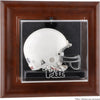 Pittsburgh Panthers Brown Framed Wall-Mountable Mini Helmet Display Case
