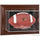 Pittsburgh Panthers Brown Framed Wall-Mountable Football Display Case