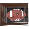 Purdue Boilermakers Brown Framed Wall-Mountable Football Display Case