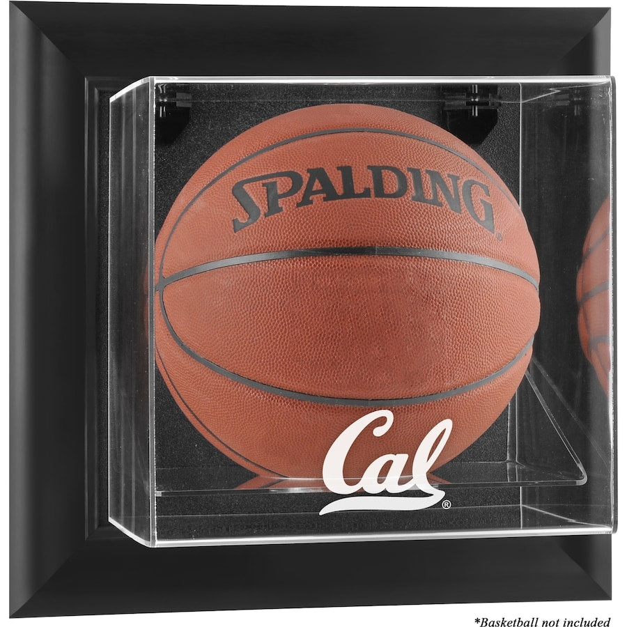Cal Bears Black Framed Wall-Mountable Basketball Display Case
