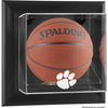 Clemson Tigers Black Framed Wall-Mountable Basketball Display Case