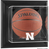 Nebraska Huskers Black Framed Wall-Mountable Basketball Display Case