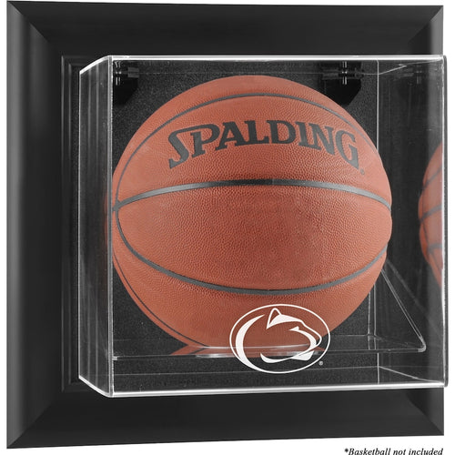 Penn State Nittany Lions Black Framed Wall-Mountable Basketball Display Case