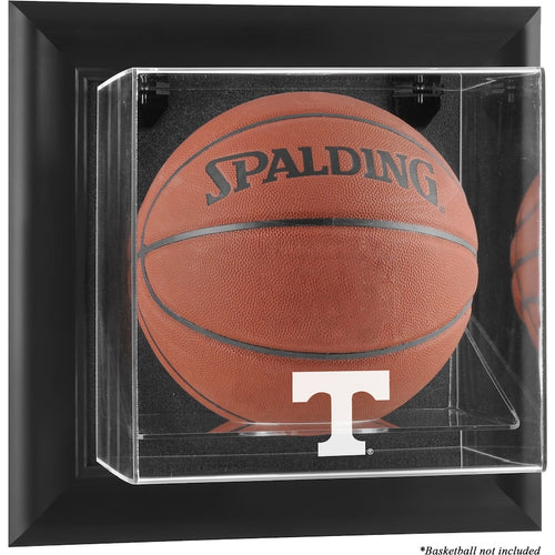 Tennessee Volunteers Black Framed Wall-Mountable Basketball Display Case