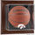 Iowa Hawkeyes Brown Framed Wall-Mountable Basketball Display Case