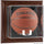 Miami Hurricanes Brown Framed Wall-Mountable Basketball Display Case