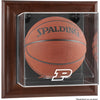 Purdue Boilermakers Brown Framed Wall-Mountable Basketball Display Case