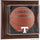Tennessee Volunteers Brown Framed Wall-Mountable Basketball Display Case
