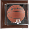 Texas A&M Aggies Brown Framed Wall-Mountable Basketball Display Case