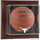 Texas Longhorns Brown Framed Wall-Mountable Basketball Display Case