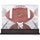West Virginia Mountaineers Mahogany Base Logo Football Display Case with Mirror Back