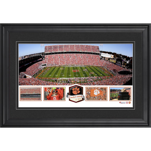 Memorial Stadium Clemson Tigers Framed Panoramic Collage-Limited Edition of 500