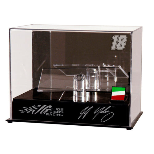 JJ Yeley 1:24 Die Cast Display Case with Platform and Race Used Metal