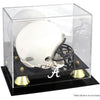 Alabama Crimson Tide Golden Classic Logo Mini Helmet Display Case