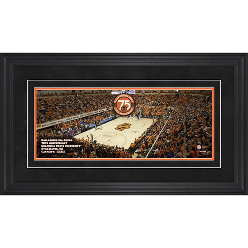 Oklahoma State Cowboys Gallagher-Iba Arena 75th Anniversary Gameday Panoramic