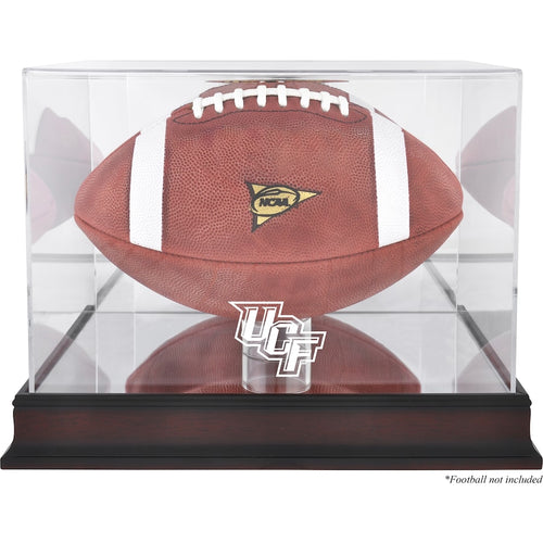 UCF Knights Mahogany Base Logo Football Case with Mirror Back
