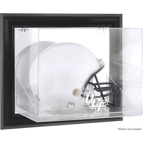 UCF Knights Black Framed Wall-Mountable Helmet Display Case