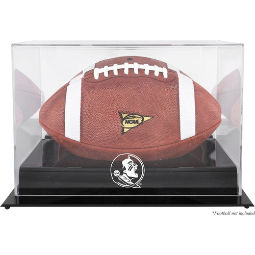 Florida State Seminoles (FSU) Blackbase (2014 - Present Logo) Football Display Case with Mirror Back