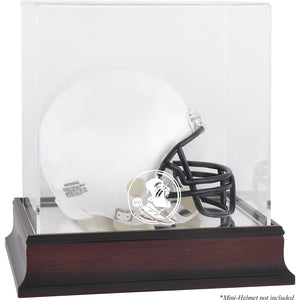 Florida State Seminoles (FSU) Mahogany (2014 - Present Logo) Mini Helmet Display Case