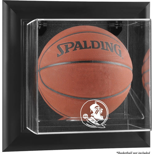 Florida State Seminoles (FSU) Black Framed (2014 - Present Logo) Wall-Mountable Basketball Display Case