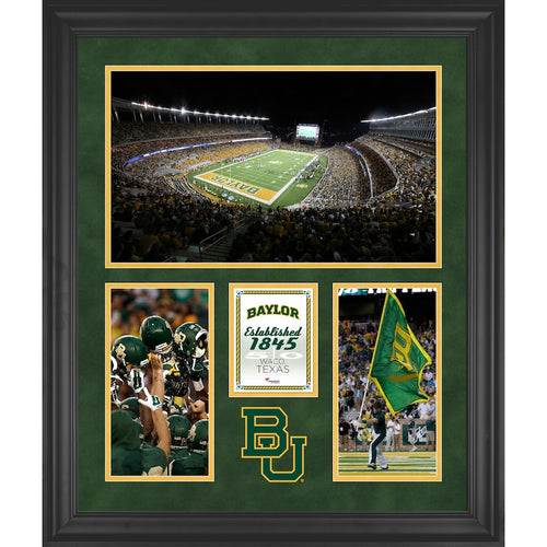Baylor Bears McLane Stadium Framed 20'' x 24'' 3-Opening Collage