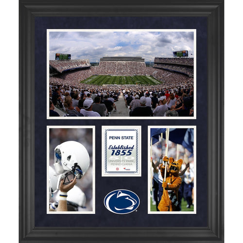 Penn State Nittany Lions Beaver Stadium Framed 20'' x 24'' 3-Opening Collage