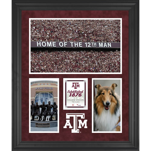 Texas A&M Aggies Kyle Field Framed 20'' x 24'' 3-Opening Collage