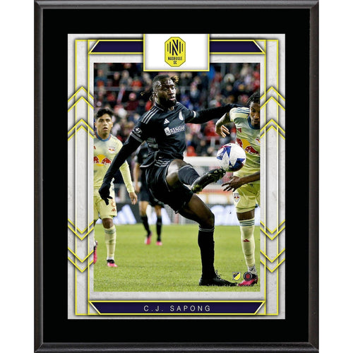 C.J. Sapong Nashville SC 10.5'' x 13'' Sublimated Player Plaque