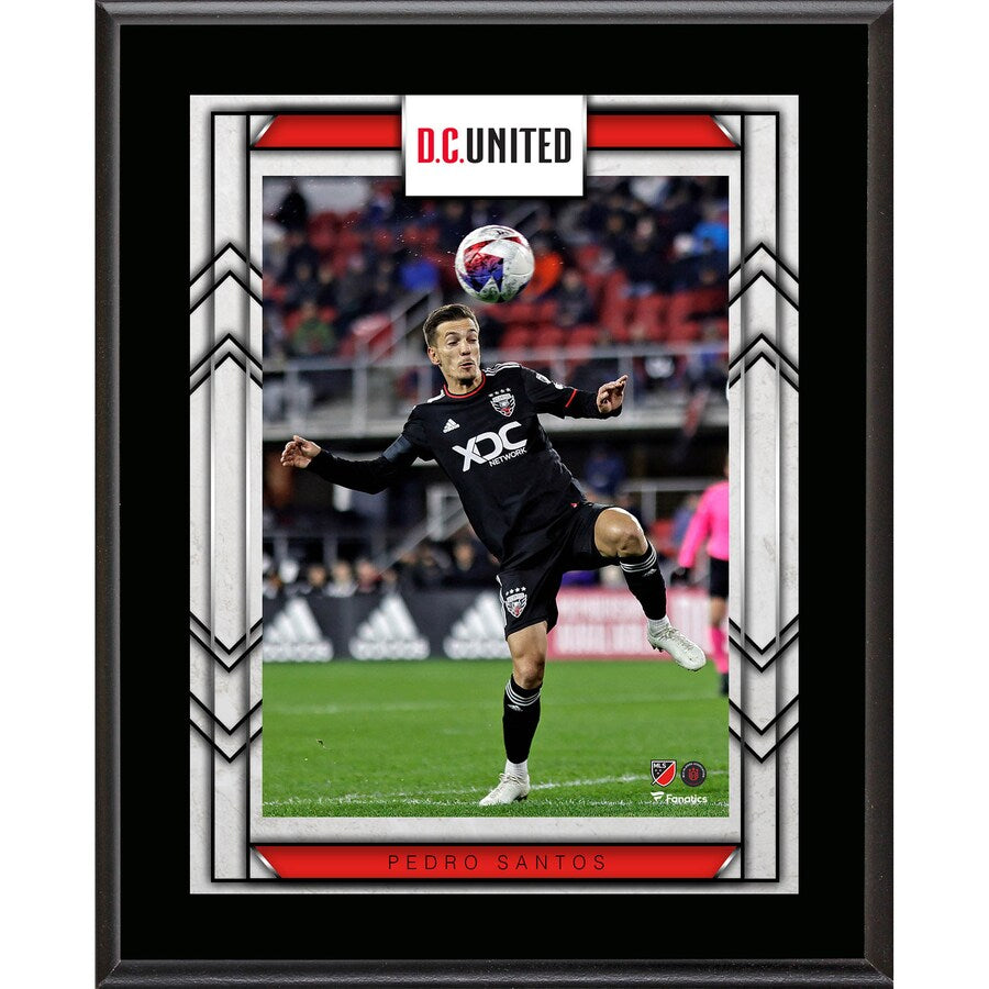Pedro Santos D.C. United 10.5'' x 13'' Sublimated Player Plaque
