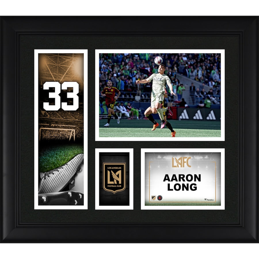Aaron Long LAFC 15'' x 17'' Player Core Collage