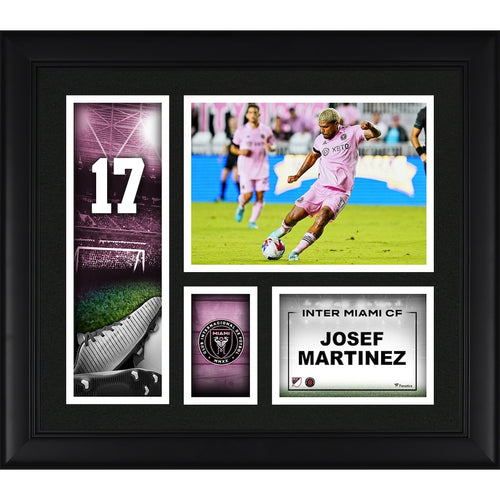 Josef Martinez Inter Miami CF Framed 15'' x 17'' Player Core Collage