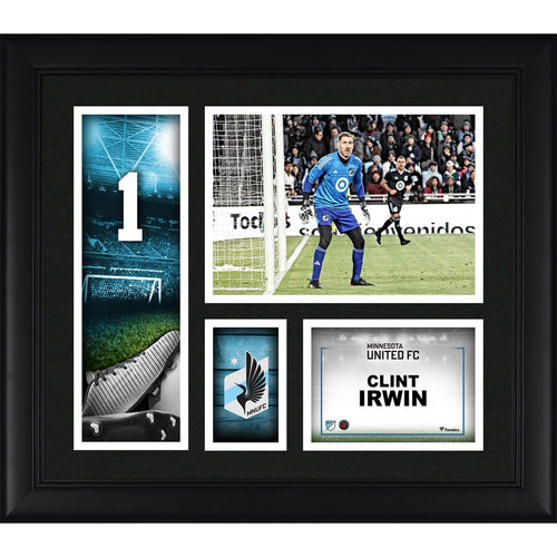 Clint Irwin Minnesota United FC Framed 15'' x 17'' Player Core Collage
