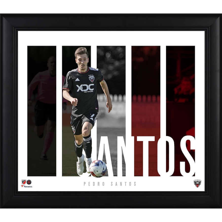 Pedro Santos D.C. United 15'' x 17'' Player Panel Collage
