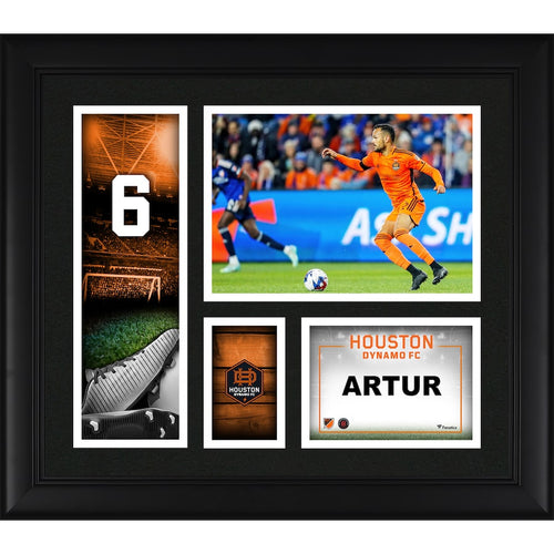 Artur Houston Dynamo FC 15'' x 17'' Player Core Collage