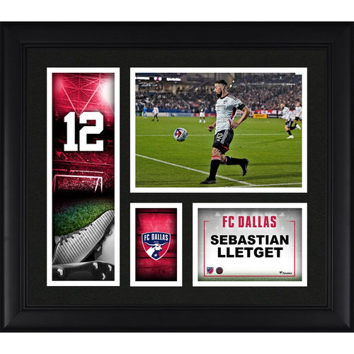 Sebastian Lletget FC Dallas 15'' x 17'' Player Core Collage