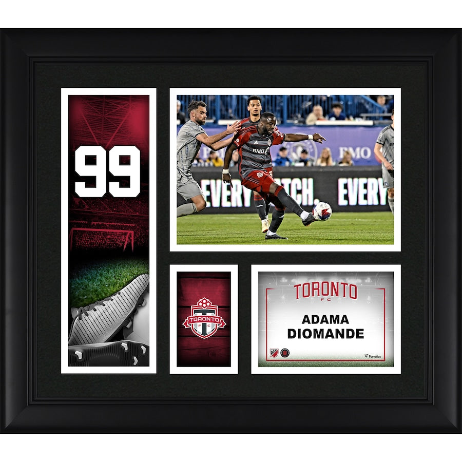 Adama Diomande Toronto FC Framed 15'' x 17'' Player Core Collage