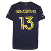 Irakoze Donasiyano Nashville SC Autographed Match-Used #13 Navy Jersey from the 2022 MLS Season