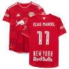 Elias Manoel New York Red Bulls Autographed Match-Used #11 Red Jersey from the 2022 MLS Season