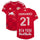 Omir Fernandez New York Red Bulls Autographed Match-Used #21 Red Jersey from the 2022 MLS Season