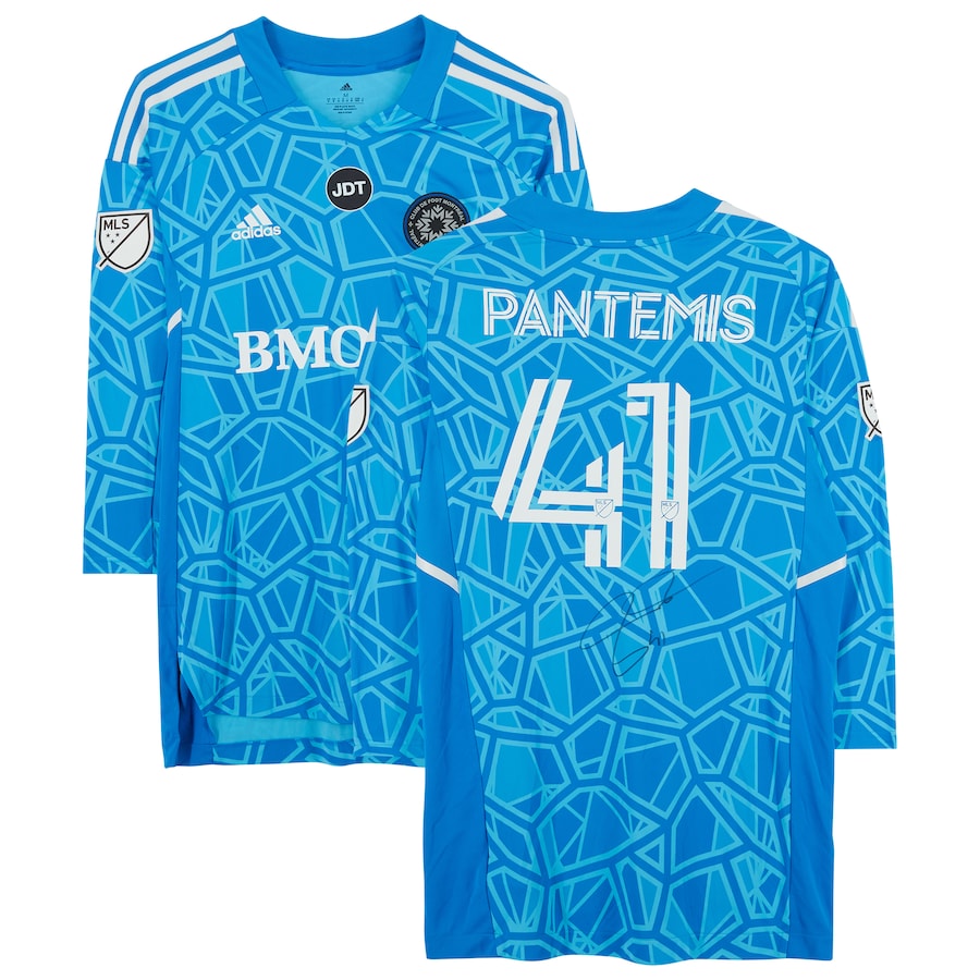 James Pantemis Montreal Impact Autographed Match-Used #41 Blue Jersey from the 2022 MLS Season
